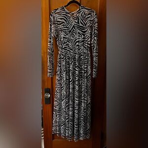 Dressed in lala zebra dress